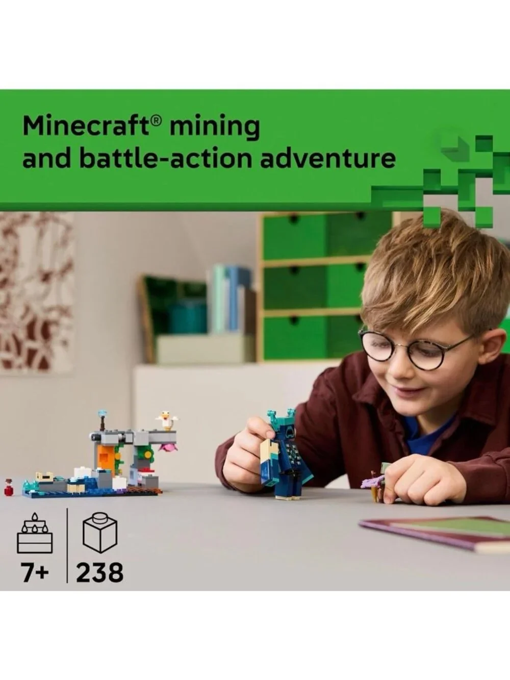 LEGO Minecraft The Warden Encounter Kids Toy